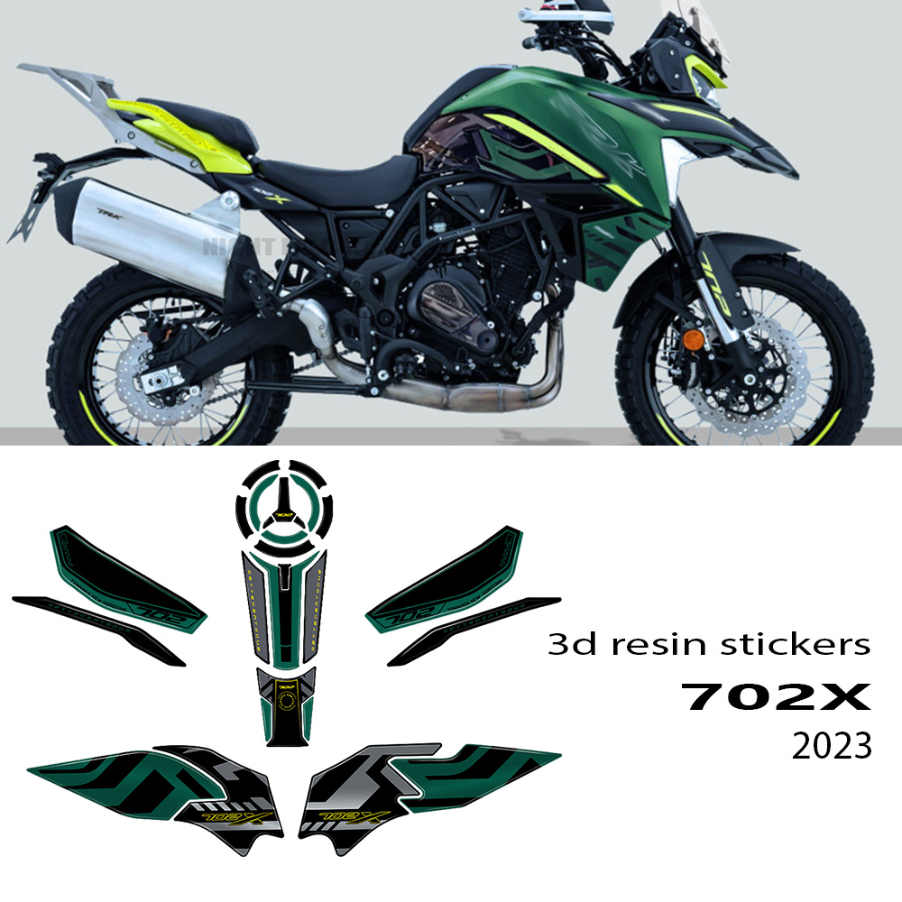 Wellness X - 3D 스티커 Trk702x 오토바이 액세서리 Benelli